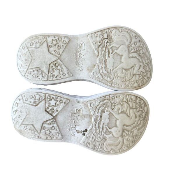 Skechers Unicorn Dreams Majestic Bliss Light-Up Sandal - Kids size 12 - Picture 5 of 7